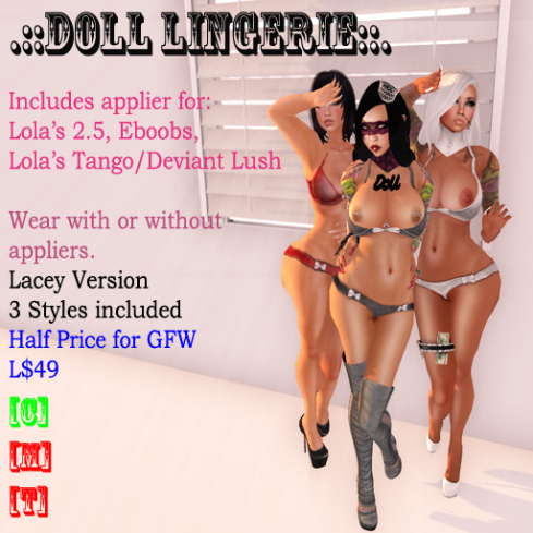 Doll - lacey vendor - GFW